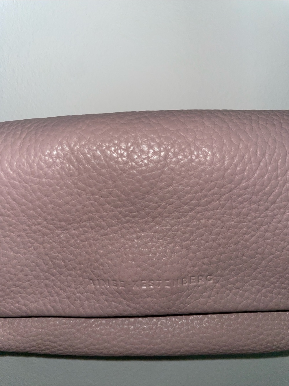 Aimee Kestenberg Pink Mini Pebbled Leather Crossbody - Picture 6 of 13